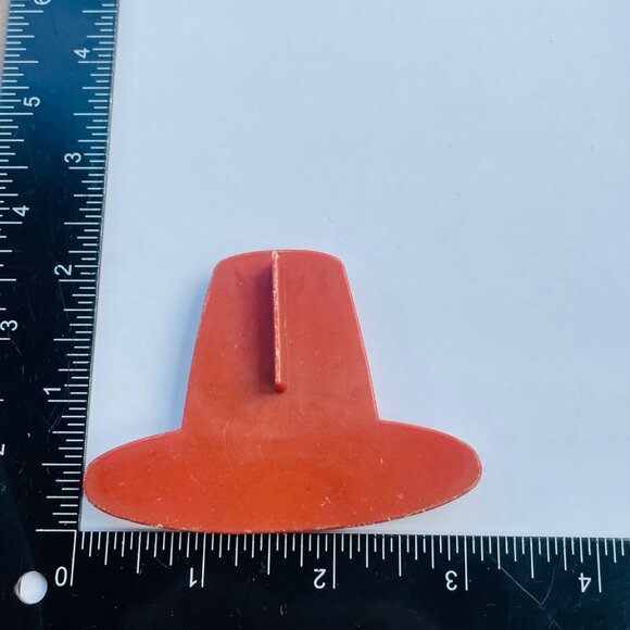 Pilgrim Hat Imprint Cookie Cutter Thanksgiving Decor vintage 1990 Parachute Pres - Picture 4 of 4